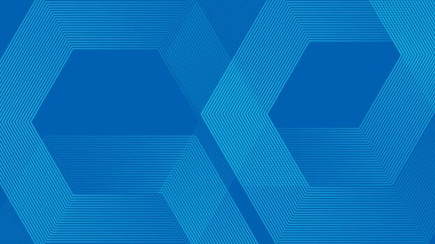 resumen negocio tecnología Finanzas fintech moderno antecedentes resumen píxel modelo. resumen hexágono azul Arte vector