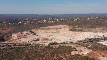 panoramica di estrazione Posizione particolari, globale panoramica di estrazione operazione e luogo specifiche, dettagliato descrizione evidenziazione chiave Caratteristiche e attività di estrazione la zona video