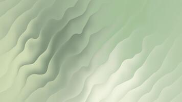 abstrakt vågig mjuk lutning bakgrund design terar subtil böljande grön och vit toner för modern grafisk projekt video