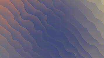 abstrakt vågig organisk lutning bakgrund terar slät strömmande Färg övergångar i subtil jord toner och lugna atmosfärisk nyanser video