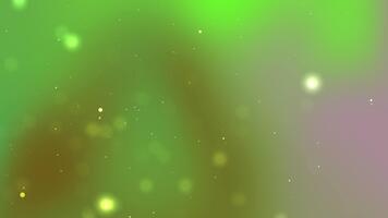 grön och brun abstrakt bakgrund med bokeh lampor. lämplig för naturtema mönster, miljövänligt koncept, och konstnärlig projekt. vibrerande och fängslande Färg palett. video