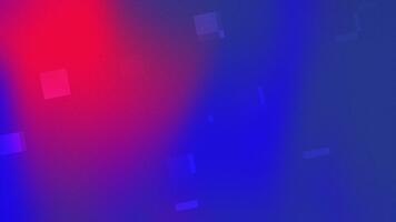 abstrakt bakgrund med blå och röd lutning och små kvadrater perfekt för modern mönster. idealisk för webb banderoller och digital bakgrunder. video