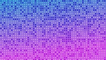 filas de azul y blanco puntos en un degradado antecedentes. Perfecto para sitio web pancartas, social medios de comunicación publicaciones, y gráfico diseños crear un moderno y dinámica estético con estos de moda puntos video