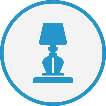 Table Lamp Compact Web Symbol Mark vector