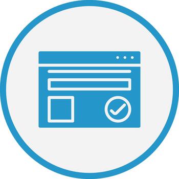 Browser Soft Outline Graphic Form vector