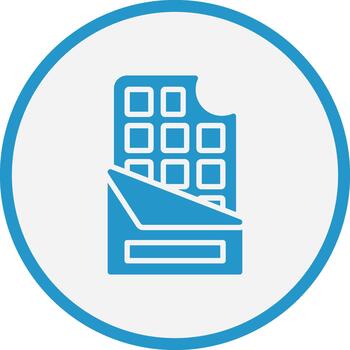 Chocolate Bar Sharp Edge Visual Form vector