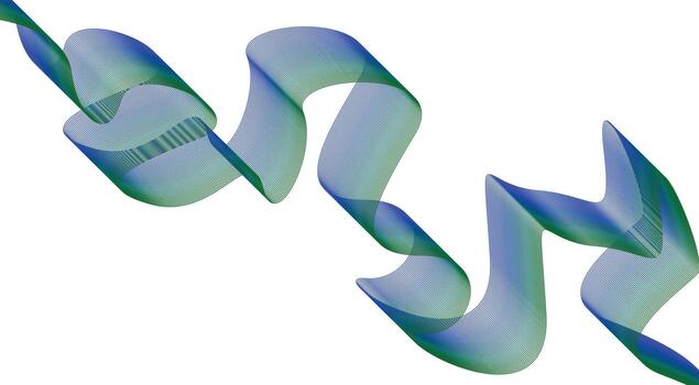 ondulado mezcla curvo líneas diseño azul cian degradado antecedentes resumen ilustración vector