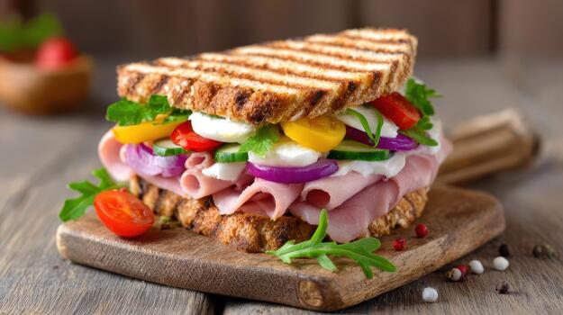 Each sandwich is crafted with fresh ingredients, soft bread, and savory fillings to make every bite delightful today simple goodness photo