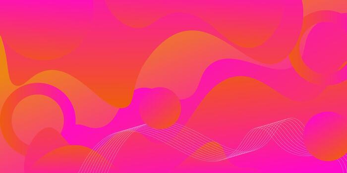 resumen naranja y rosado degradado ola bandera antecedentes. sencillo ola antecedentes con un texturizado modelo concepto. eps10. vector