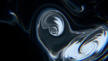 vorticoso astratto liquido sfondo movimento ciclo continuo animato video