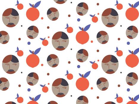 abstract design of a geometric fabric bandana background pattern design vector