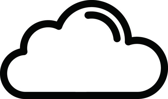 Modern cloud design for technology solutions and data storage applications online and mobile vector