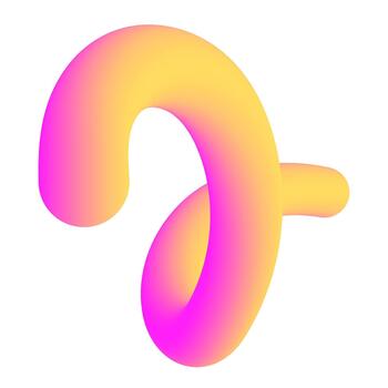 vibrante 3d resumen fluido degradado tubo elemento diseño vector