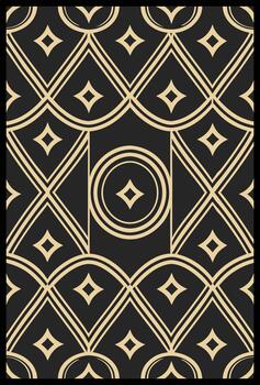 a black and gold geometric pattern. Modern Abstract Pattern vector