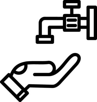 Ablution Flat Upload Cloud Shape vector