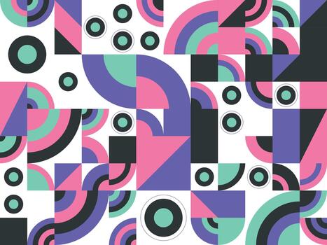 dinámica moderno geométrico resumen modelo diseño vector