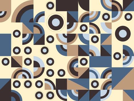 Modern dynamic geometric pattern illustration vector