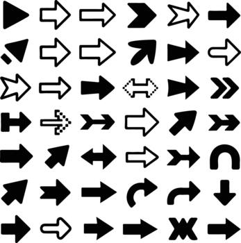 moderno digital íconos para sitio web y aplicación interfaz vector