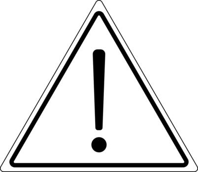 Triangle Exclamation Icon. Warning Illustration As A Simple Sign and Trendy Symbol for Design, Websites, Presentation or Application. vector