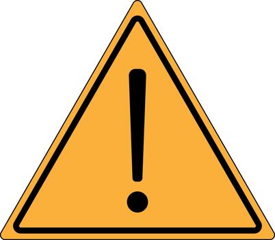 Triangle Exclamation Icon. Warning Illustration and Trendy Symbol for Design, Websites, Presentation or Application. vector