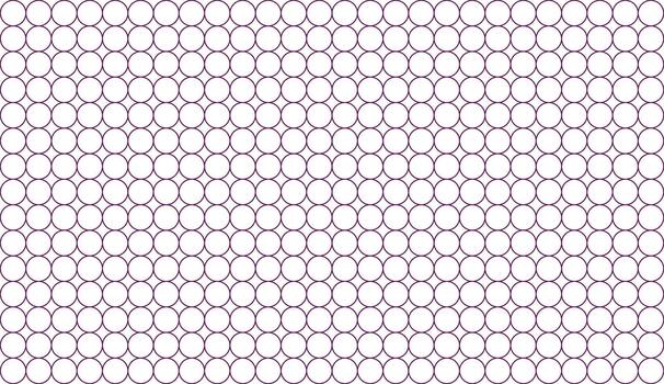 sin costura modelo de enclavamiento púrpura círculos en blanco antecedentes vector