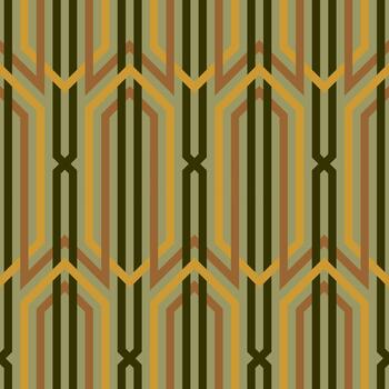 ligero verde sin costura antecedentes con multicolor Arte deco modelo vector