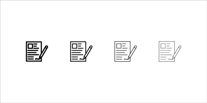 editable registro formar icono. parte de un grande icono colocar. Perfecto para web y aplicación interfaces, presentaciones, infografía, etc. blanco fondo, eps10. vector