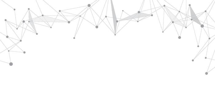 Abstract molecular structure or internet network connection design. Minimalist plexus for science and technology background vector