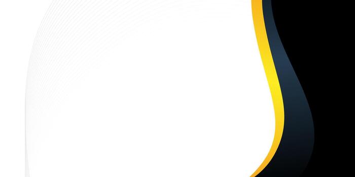 negro y oro degradado ondulado negocio antecedentes con suave y suave color, adecuado para resumen y bandera antecedentes vector