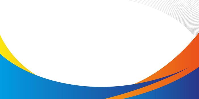 elegante azul y naranja degradado ondulado antecedentes con suave y suave color, resumen geométrico línea efecto vector
