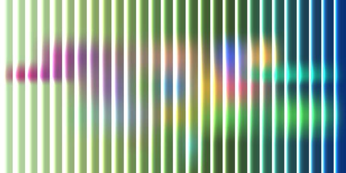 resumen vertical rayas con suavemente mezclado vistoso formas y degradado antecedentes vector