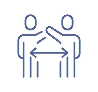 de doble sentido comunicación icono demostración mutuo intercambiar y información transferir para colaborativo interacción, realimentación ciclo, equipo coordinación y cooperativa flujo de trabajo plano ilustración. vector