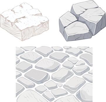 orgánico Roca bloquear textura con desigual superficie detalles formando natural arquitectónico inspirado línea modelo vector