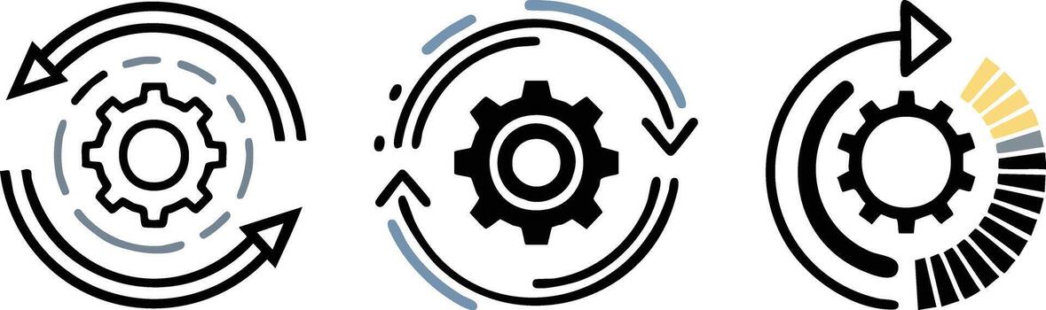 software actualizar Progreso icono en limpiar moderno minimalista monoline estilo representando digital actualizar y sistema potenciar vector