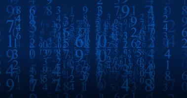 tal rullning tvärs över de skärm. slinga. video