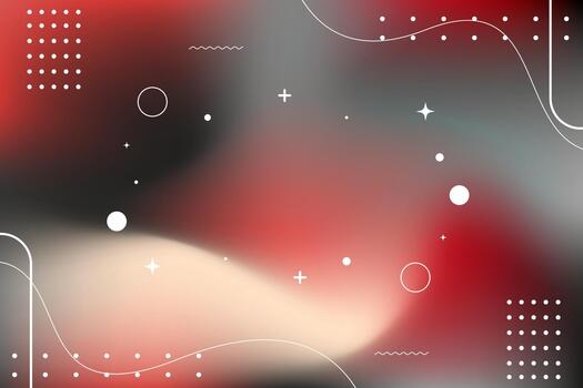 Dynamic mesh gradient background with abstract shapes offers a modern vibrant design element for projects vector