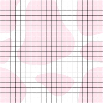 Grid paper, graph paper, seamless pattern with geometric lines, dots. Background ideal for notebook, sketchbook, diary, notepad, workbook, office printing, educational graphics vector