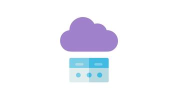 nube server dati informazione icona per sito web e App video