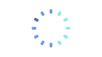 läser in ikon med avrundad rektanglar på en vit bakgrund video