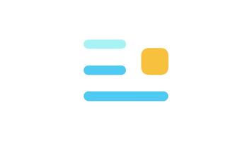 abstrakt barer och en låda flytande i en tomhet video