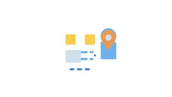 aplicación interfaz con ubicación marcador para basado en la ubicación servicios video