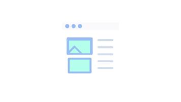 sito web interfaccia icona raffigurante disposizione e design elementi video