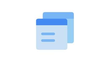 stack av enkel blå dokument för design stock bild video