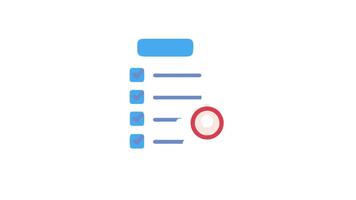 Checklist with gear depicting task management and settings configuration video