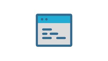 minimalista ragnatela pagina con testo righe e pulsante design video