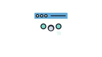 uppkopplad team samarbete plattform gränssnitt med användare avatars video