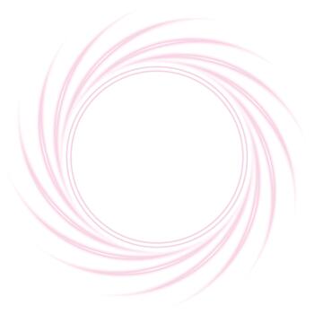 Minimalist glowing blue spiral light trail with soft particle effects ideal for futuristic UI design and sci-fi concept illustrations vector