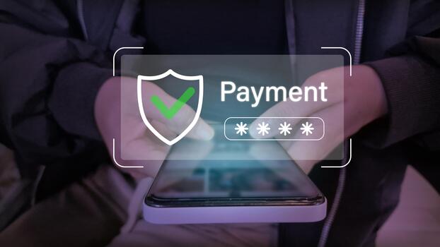 Secure Mobile Payment with Authentication Overlay photo