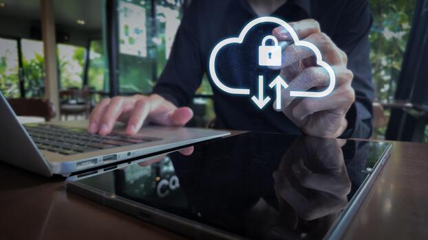 Secure Cloud Computing Interface in Digital Workspace photo