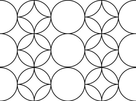 geométrico composición circular y semicircular formas vector